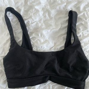 Aerie shine scoop bikini top